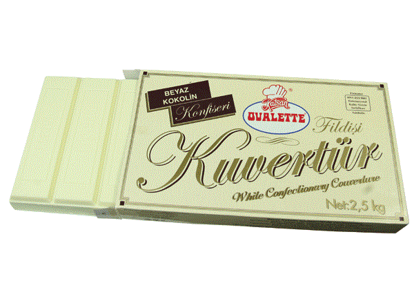 OVALETTE KUVERTÜR KONFİSERİ FİLDİŞİ 2,5 KG.